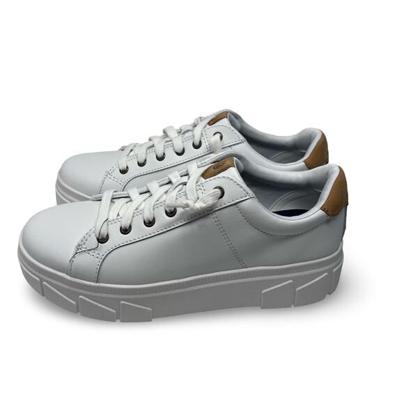 New Sperry Mens Winslow LACE to Toe Sneaker White Leather sz 5 - Picture 3 of 8